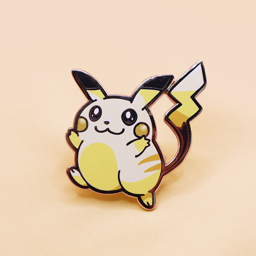 GEN 1 SPRITE PIKA [CHUBBYCHU] ENAMEL PIN [POKEBUDDIES]