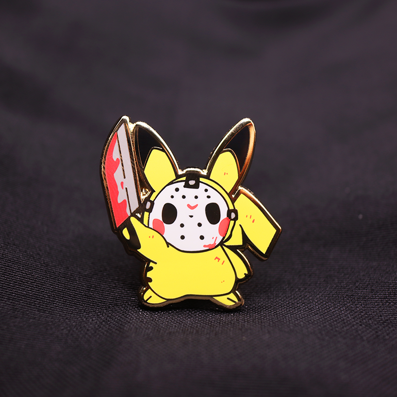 [JASON] PIKA [POKE HORROR NIGHTS] ENAMEL PIN