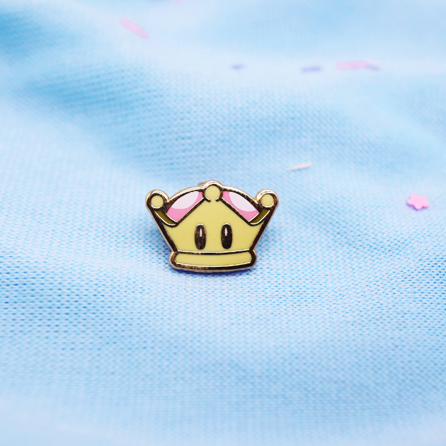 SUPER CROWN [PINK] ENAMEL PIN