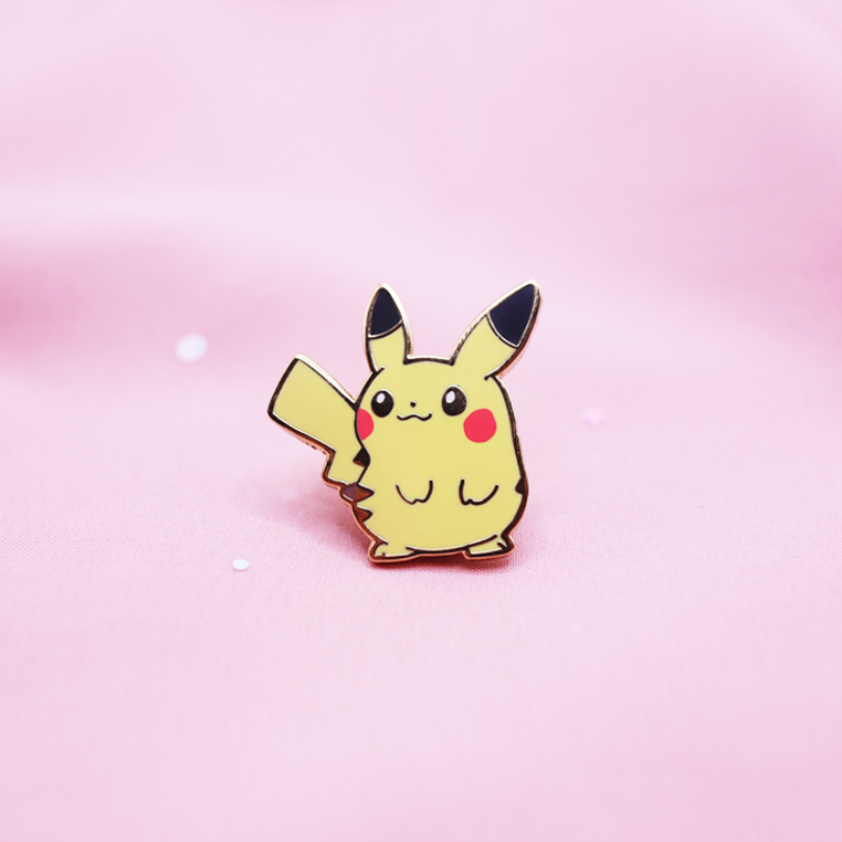 025 PIKA ENAMEL PIN [MINI MONSTERS] [POKEDEX PROJECT]