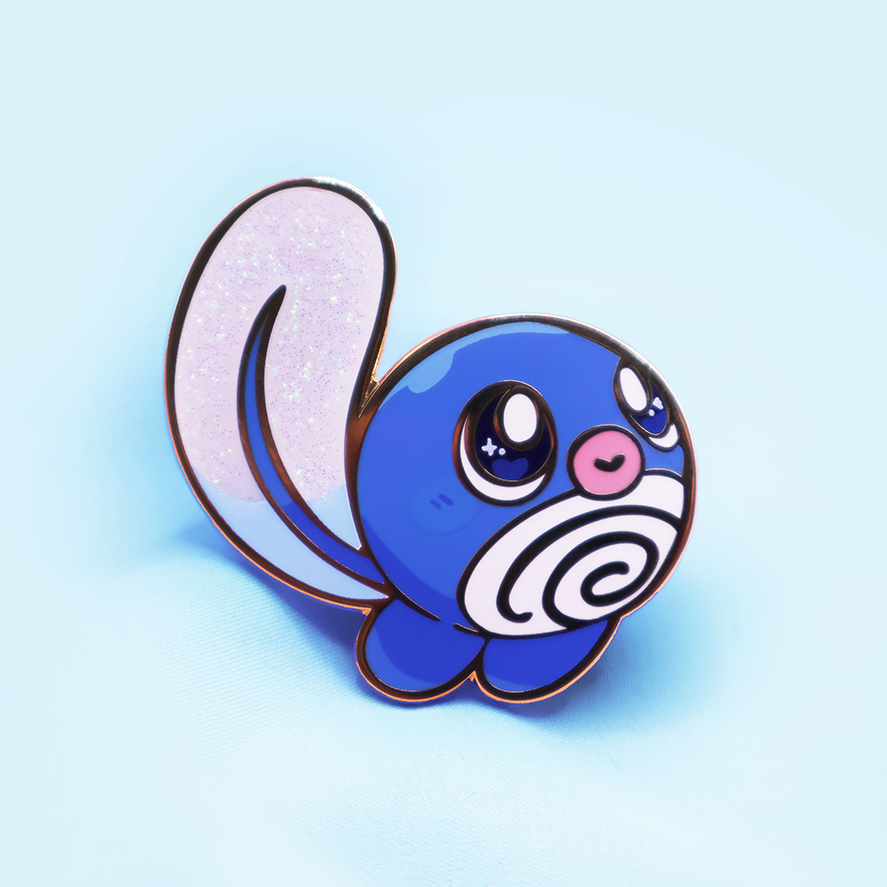POLIWAG [POKEBUDDIES]  ENAMEL PIN
