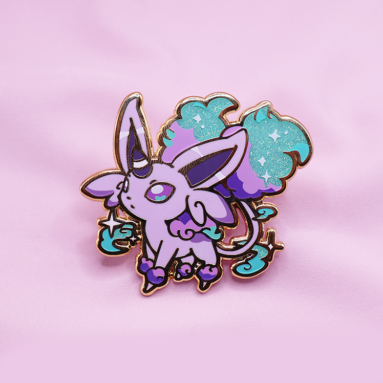 [PREORDER] [UNICORN] [ESPEON X GALARIAN PONYTA] [EEVEE FUSION] ENAMEL PIN [SHIPPING MAY &#39;24]