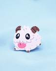PORO [LEAGUE MALLOW]  SOFT DYED ENAMEL PIN