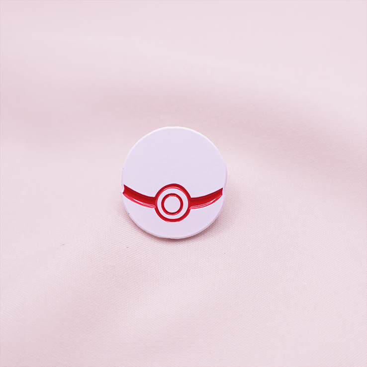 POKEBALL POKEMALLOWS [POKEMALLOW] SOFT DYED ENAMEL PIN