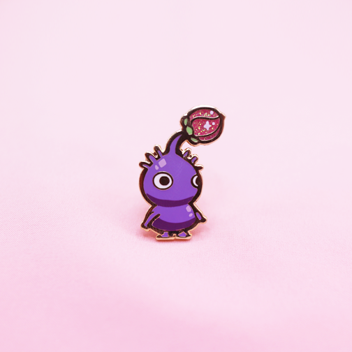 PURPLE PIKMIN [PIKMINIS] [GOLD PLATED]