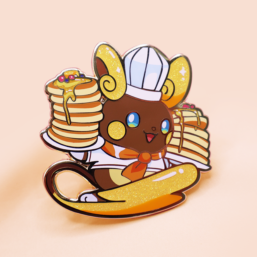 [~SHINY] ALOLAN RAICHU [PANCAKES]  [CAFE CUTIES] ENAMELPIN [POKEBUDDIES] [PATREON EXCLUSIVE]