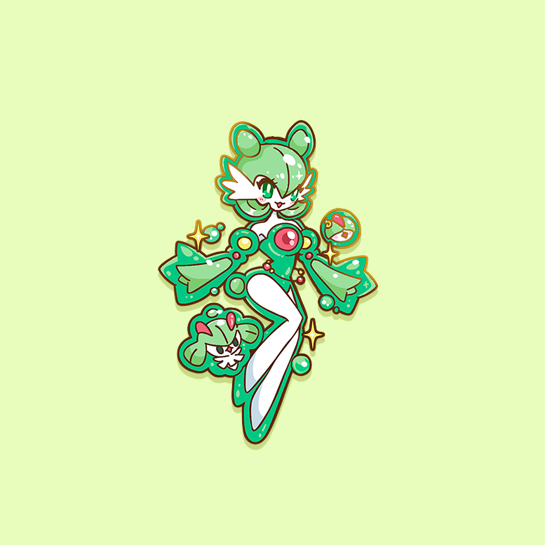 [REUNICLUS] FASHION GARDEVOIR ENAMELPIN  [PATREON EARLY ACCESS] [PREORDER]