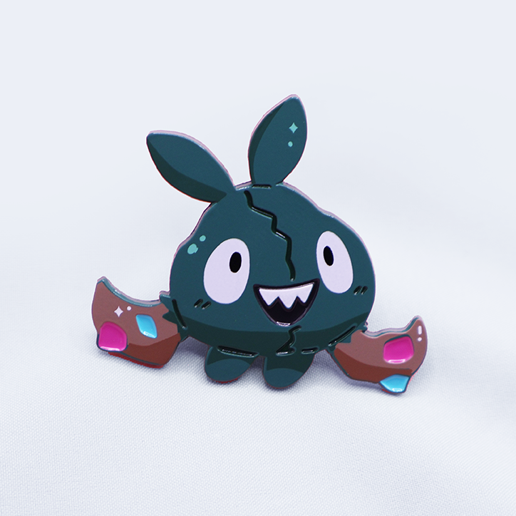 TRUBBISH [POKEKITTY] [PATREON EXLUSIVE] [POKEMALLOW]  SOFT DYED ENAMELPIN