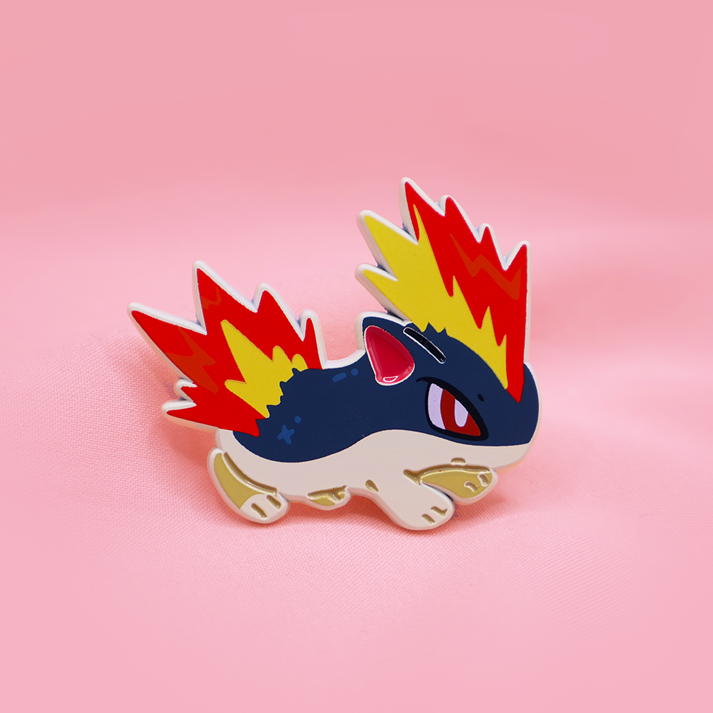 QUILAVA [POKEMALLOW]  SOFT DYED ENAMEL PIN