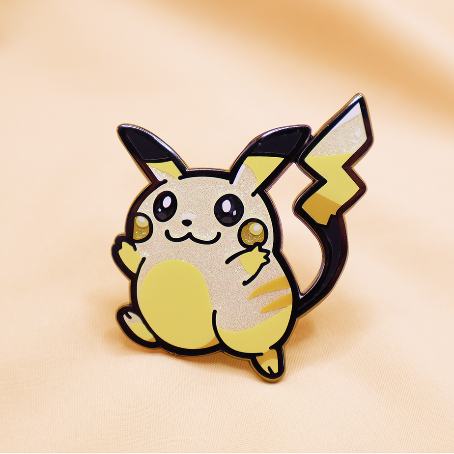 [BLK NICKEL] RETRO PIKA ENAMEL PIN