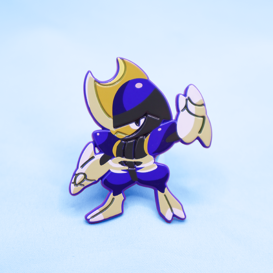 [~SHINY] BISHARP [POKEMALLOW]  SOFT DYED ENAMEL PIN