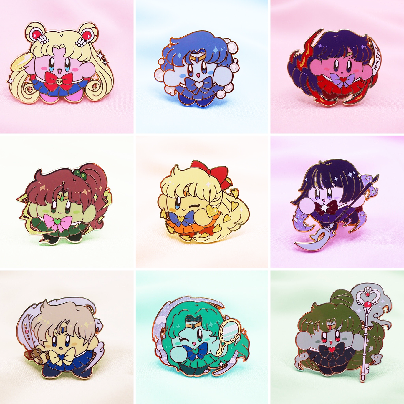 SAILOR POYO ENAMEL PIN [ MAIN 9 PC SET] [POYOVERSE]