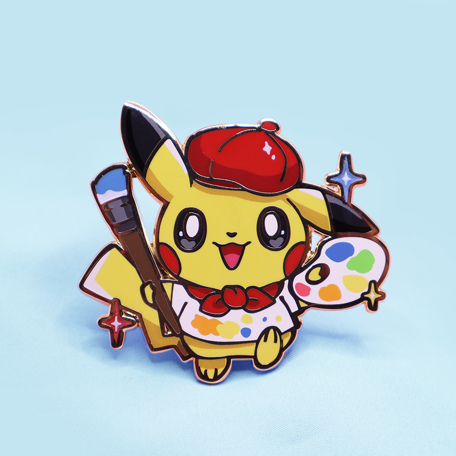 [ART CLASS] PIKA ENAMEL PIN [POKEACADEMY]