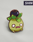 [~SHINY BLACK OLIVE] SMOLIV ENAMEL PIN [POKEBUDDIES]