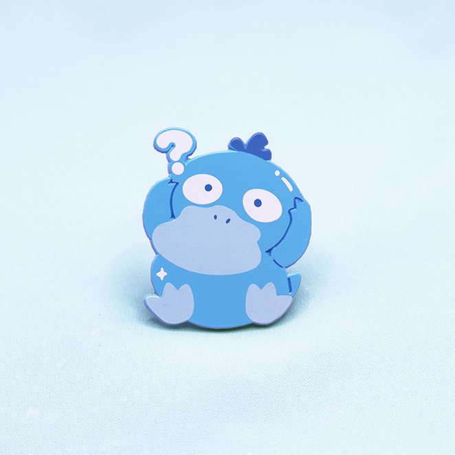 [SHINY] CONFUSED PSYDUCK [POKEMALLOW] SOFT DYED ENAMEL PIN  [PIN CLUB EXCLUSIVE]