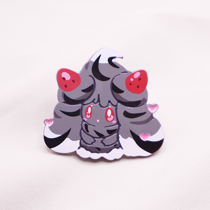 [~SHINY] [STRAWBERRY SWEET HEART] ALCREMIE [PATREON EXCLUSIVE] [POKEMALLOW]  SOFT DYED ENAMELPIN