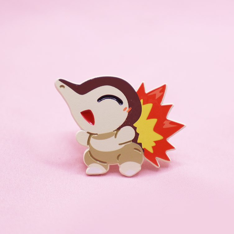 [3 PC SET] [~SHINY ] CYNDAQUIL LINE SET [POKEMALLOW]  SOFT DYED ENAMEL PIN