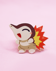 [3 PC SET] [~SHINY ] CYNDAQUIL LINE SET [POKEMALLOW]  SOFT DYED ENAMEL PIN