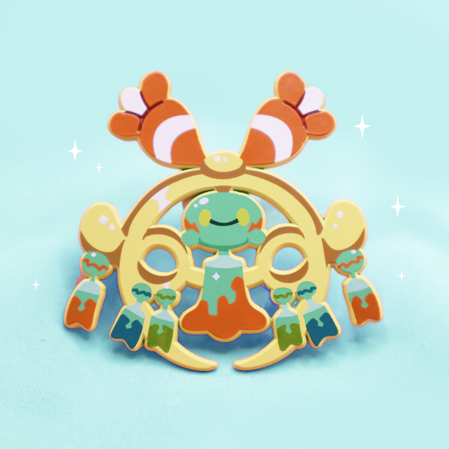 [~SHINY] MEGA CHIMECHO [MEGA EVOLUTION] [POKEMALLOW] SOFT DYED ENAMELPIN [ PATREON EXCLUSIVE]