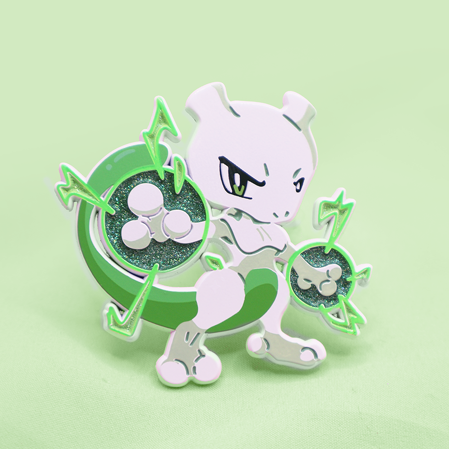 [~SHINY] MEWTWO SOFT DYED ENAMELPIN  [DELUXE POKEMALLOW] [ PATREON EARLY ACCESS ]