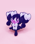 [ 3 PC] [~SHINY] GOTHITELLE  FAMILY SET [POKEMALLOW]  SOFT DYED ENAMEL PIN SET