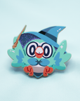 [PATREON EXCLUSIVE] SHINY ROWLET [PROFESSOR] [POKEACADEMY] ENAMELPIN [PREORDER]