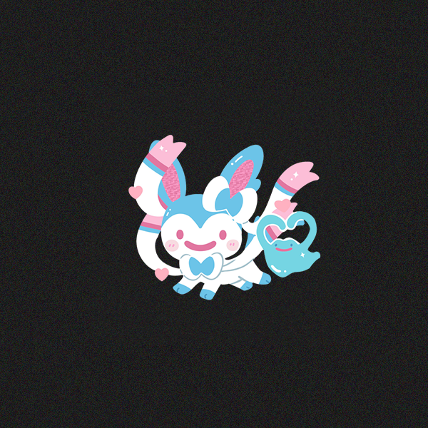 [SHINY SYLVEON] [HEART] X DITTO [TRANSFORM!] ENAMELPIN  [PATREON EXCLUSIVE] [PREORDER]