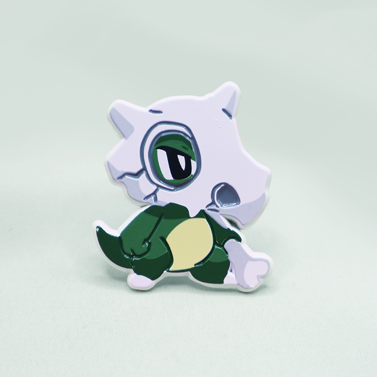 [~SHINY ] CUBONE  [POKEMALLOW]  SOFT DYED ENAMELPIN [PATREON EXCLUSIVE]