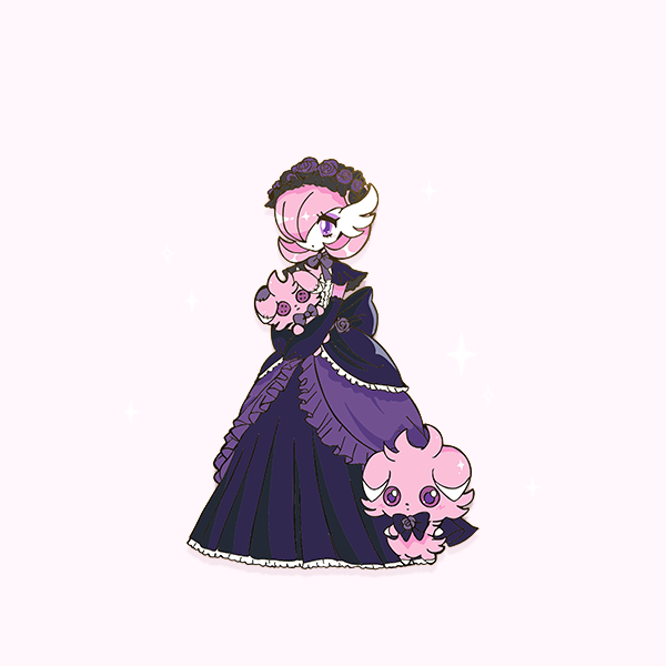 [~SHINY PINK] [ESPURR] FASHION GARDEVOIR ENAMELPIN  [PATREON EXCLUSIVE] [PREORDER]