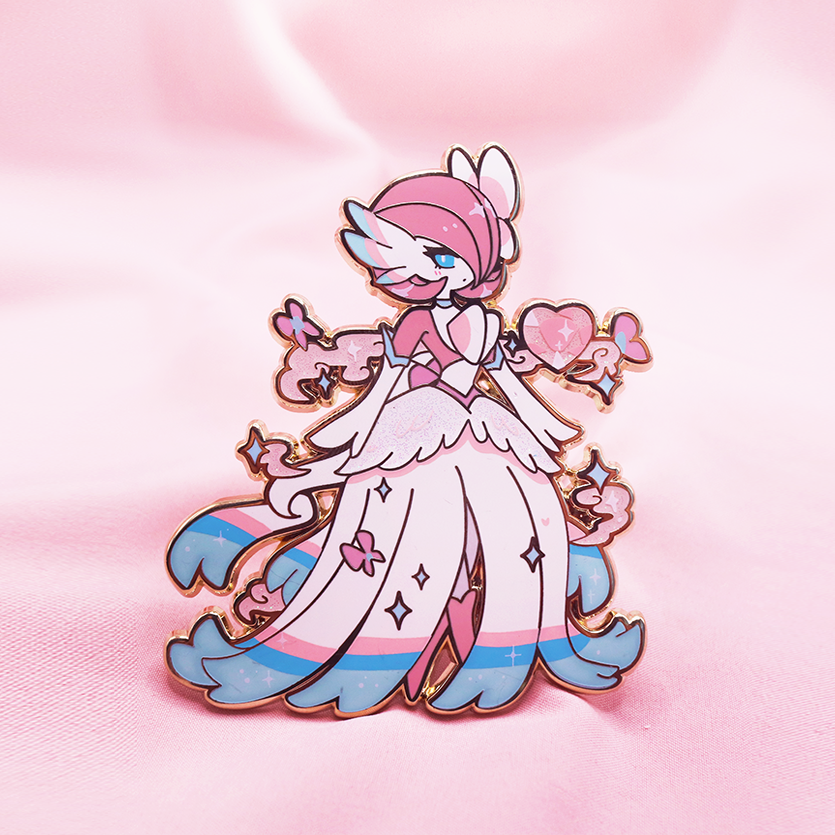 [PREORDER] [SHIPPING JAN&#39;24] [SYLVEON] HAUNT COUTURE GARDEVOIR ENAMEL PIN
