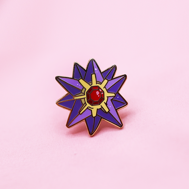 121 STARMIE ENAMEL PIN [MINI MONSTERS] [POKEDEX PROJECT]