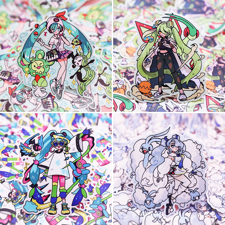 [WAVE 2] [VINYL STICKER SET  4PC ] PROJECT VOLTAGE