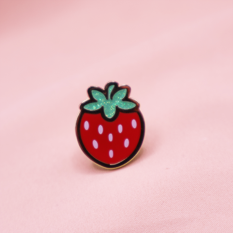 STRAWBERRY FIELD ENAMEL PIN