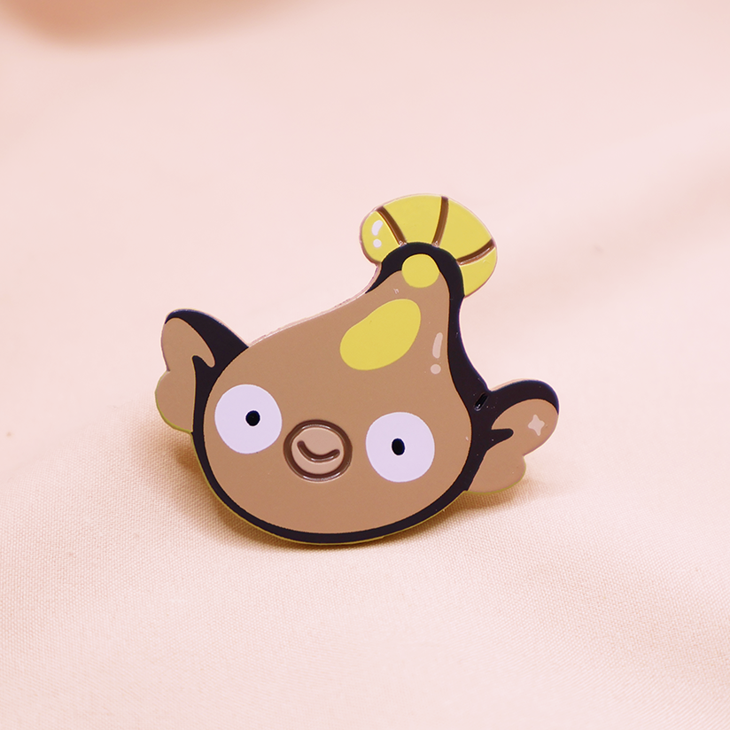 STUNFISK [CLASSIC] [POKEMALLOW]  SOFT DYED ENAMEL PIN