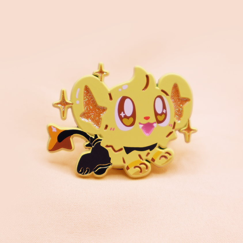 [~SHINY] SHINX [SPARKLES] [POKEKITTY] [PATREON EXLUSIVE] [POKEMALLOW]  SOFT DYED ENAMELPIN