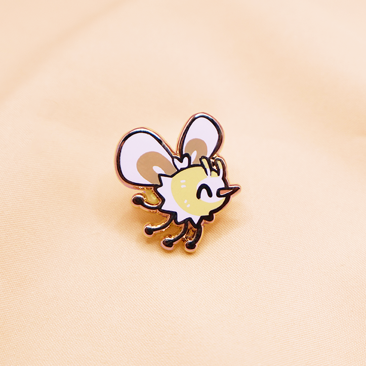 [~CLASSIC YELLOW] TINY CUTIEFLY ENAMELPIN  [PATREON EXCLUSIVE]