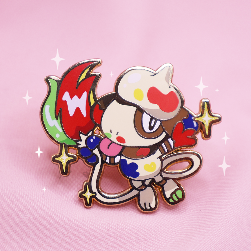 [PREORDER] SMEARGURU [POKOPIA] [POKEBUDDIES]  ENAMELPIN [PATREON EARLY ACCESS]