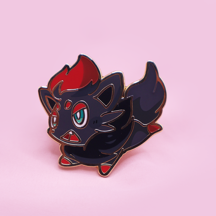 [PATREON EXCLUSIVE] ZORUA [LEAP] ENAMELPIN [POKEBUDDIES]