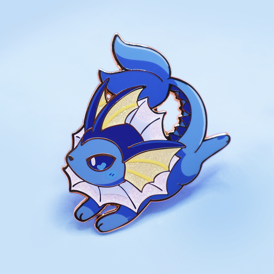 VAPOREON [POKEBUDDIES]  ENAMEL PIN