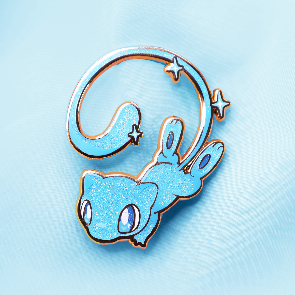 [BLUE SHINY] MEW [PERFECT PAIR] ENAMEL PIN [PREORDER]