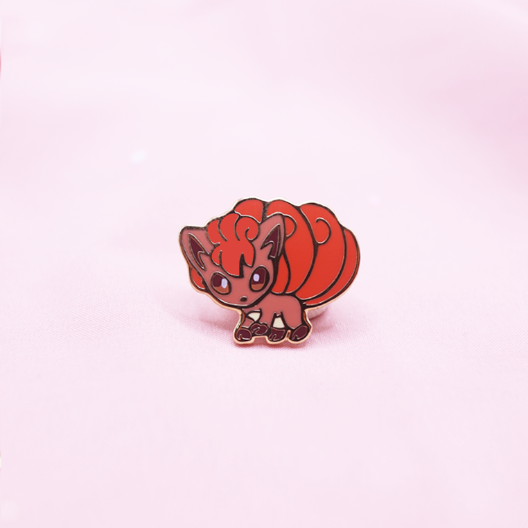 037 VULPIX ENAMEL PIN [MINI MONSTERS] [POKEDEX PROJECT]