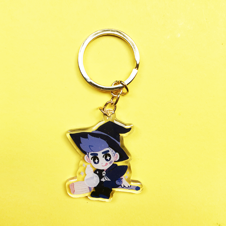 WITCH BOY ACRYLIC KEYCHAIN CHARM