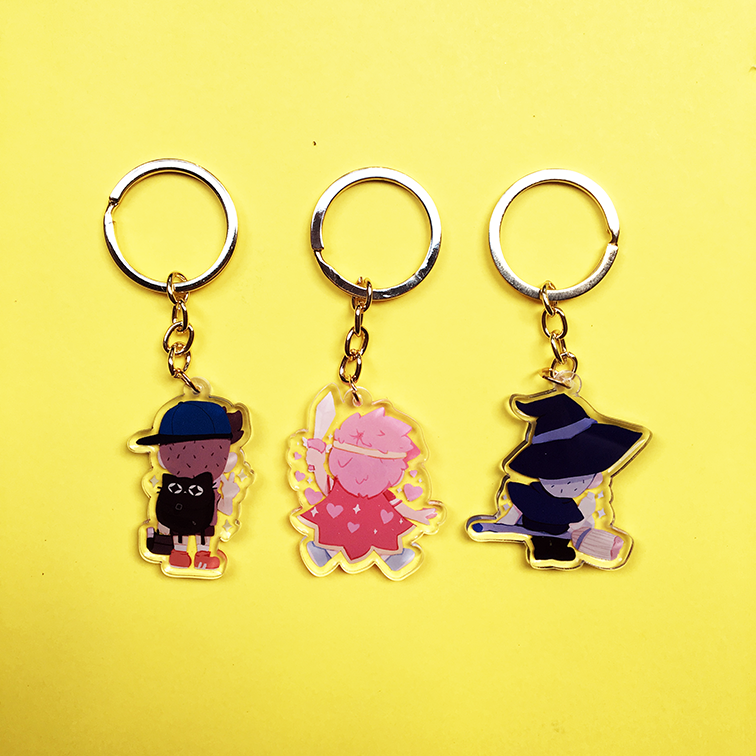 WITCH BOY ACRYLIC KEYCHAIN CHARM