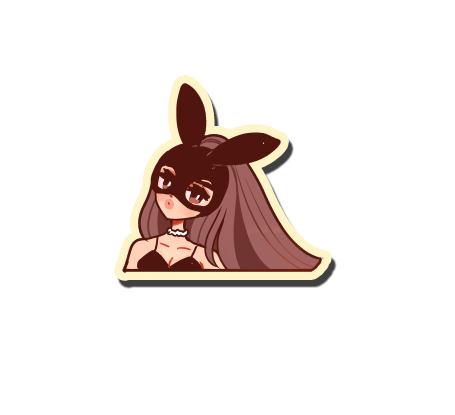 VINYL STICKER POP GIRL ARI DANGEROUS WOMANA