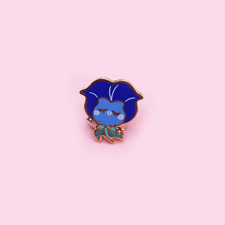 WONDERLAND FLOWER ENAMEL PIN