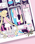 USAGI'S CLOSET PRINT [8.5x11" ARTIST PRINT] [PREORDER SHIPPING JAN 23 - ENTIRE ORDER WILL NOT SHIP UNTIL THIS PREORDER IS READY]