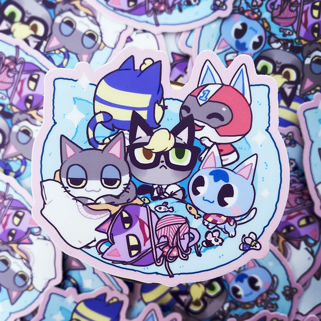 AC BABY KITTIES VINYL STICKER