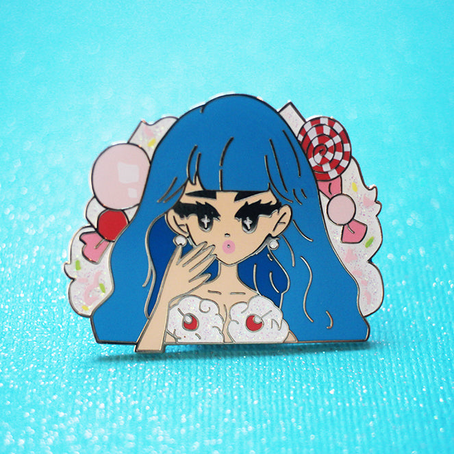 POP GIRL KATY ENAMEL PIN