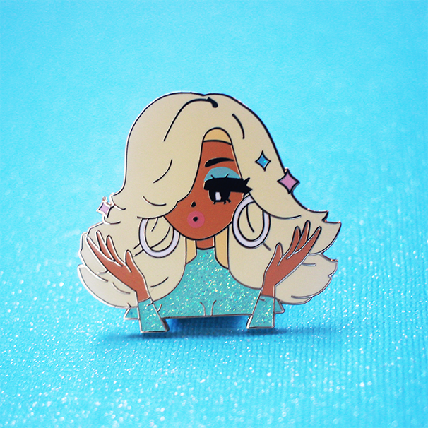 POP GIRL DOJA CAT ENAMEL PIN