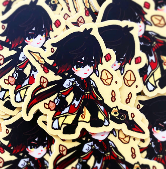 GENSHIN GUARDIANS - ZHONGLI VINYL STICKER